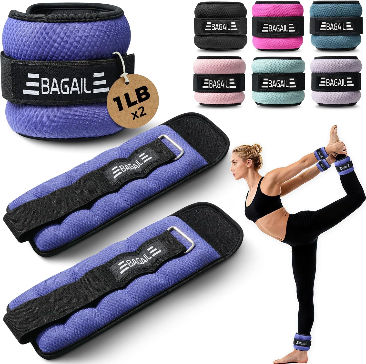BAGAIL Adjustable Ankle Weights