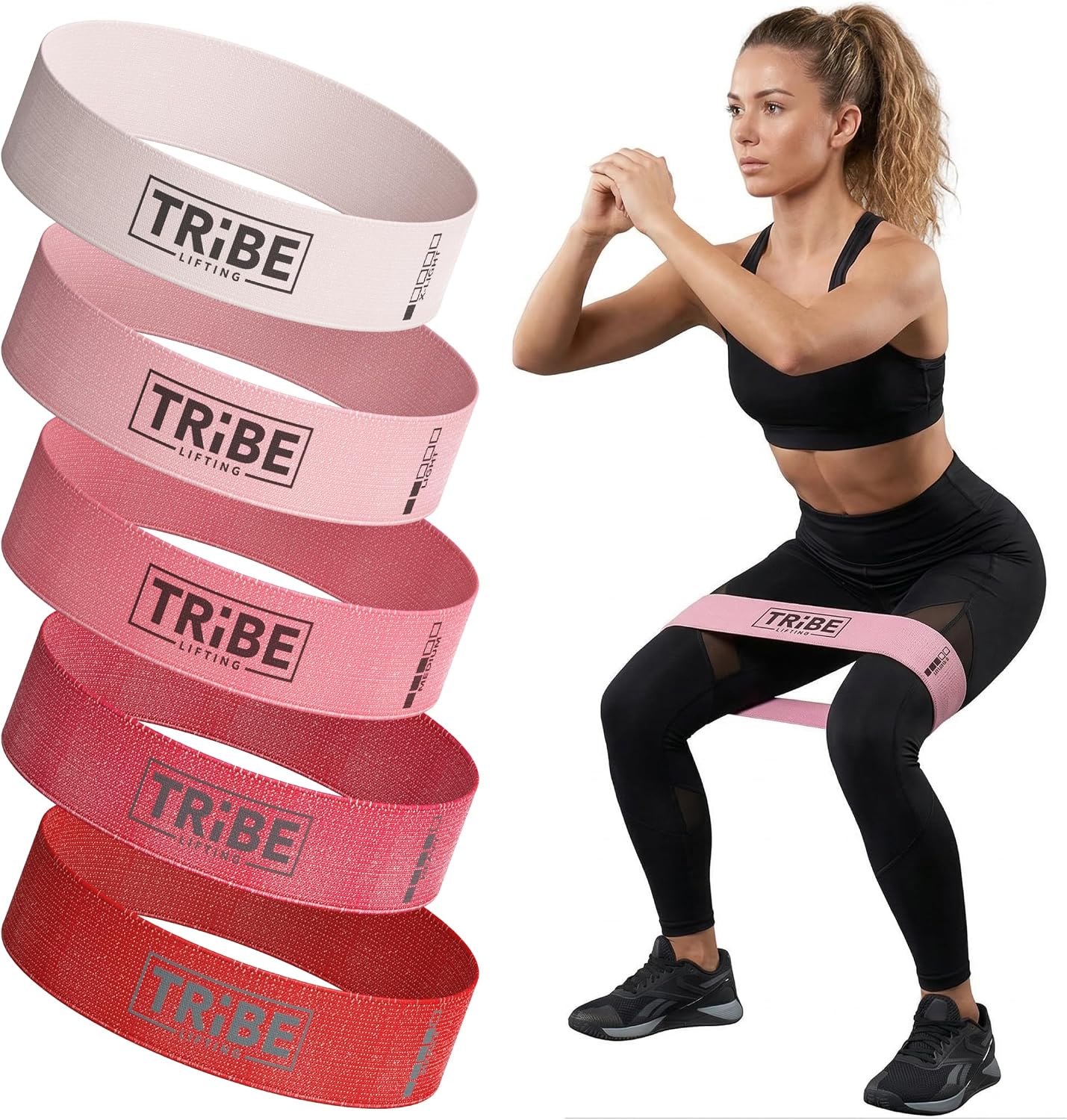 TRIBE Fabric Resistance Band Set